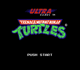 Teenage Mutant Ninja Turtles - Toon Hack Title Screen